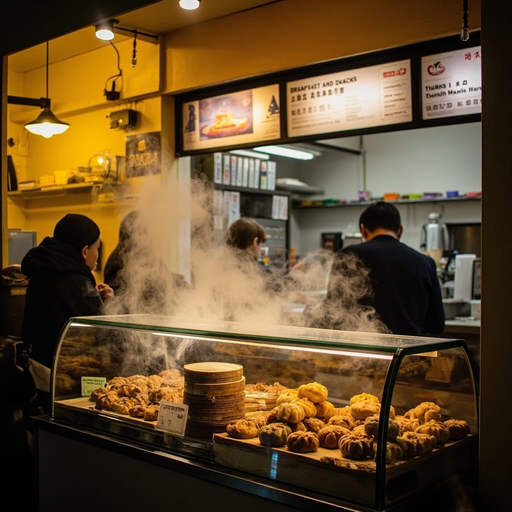 法拉盛餐饮旺铺 AI 示意
