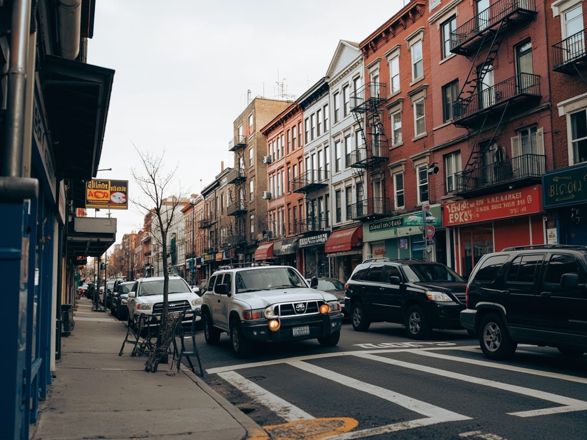 法拉盛街道停车状况