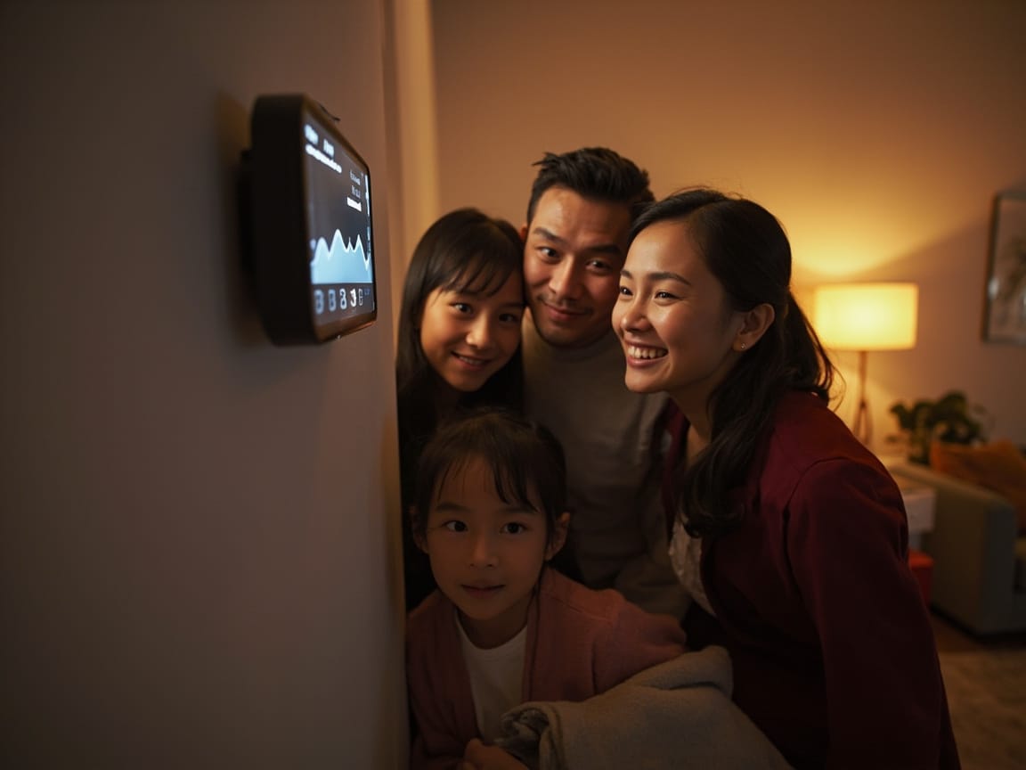 智能温控器可节能15-23%，一个华人家庭在调节室内温度