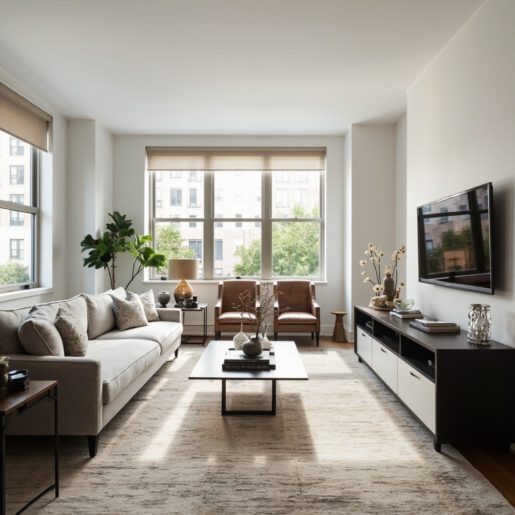 精心布置的客厅