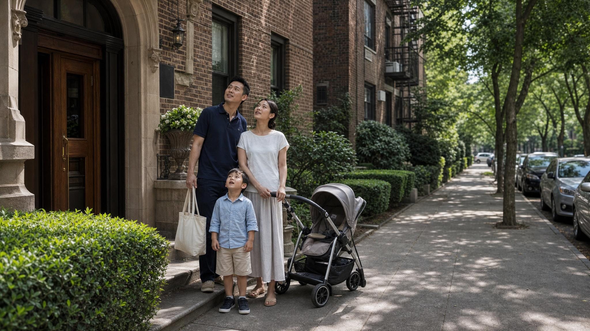 华人家庭走访 Forest Hills 安静住宅街