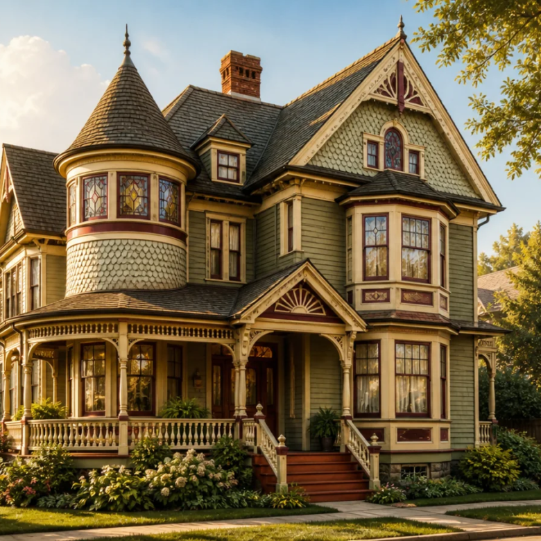 纽约常见房型系列：Victorian，像把城堡和娃娃屋盖在一起