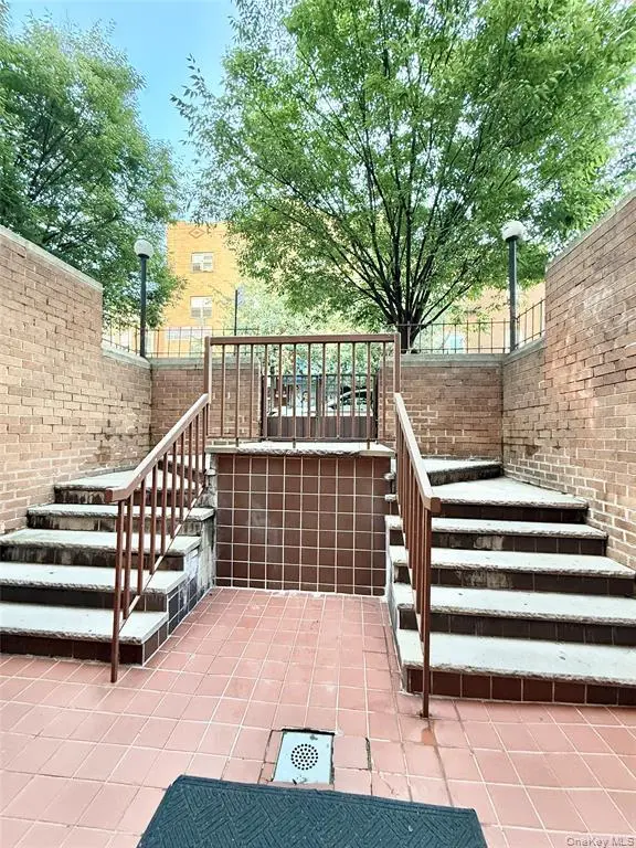Exterior staircase and entrance