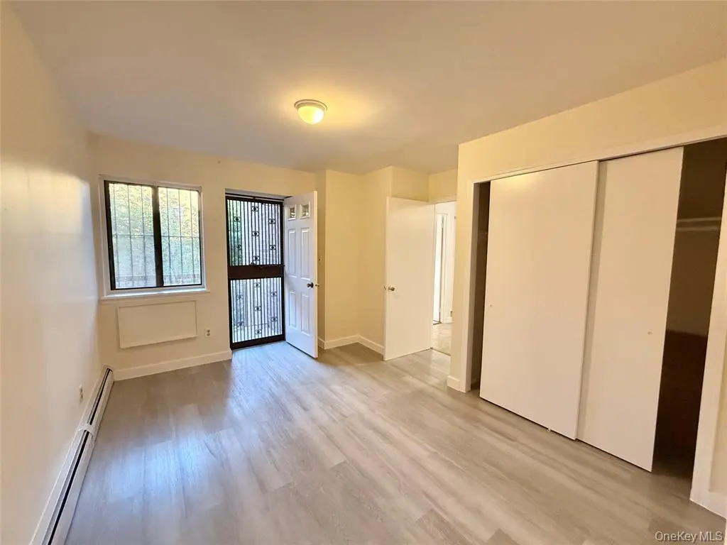 Bedroom with windows