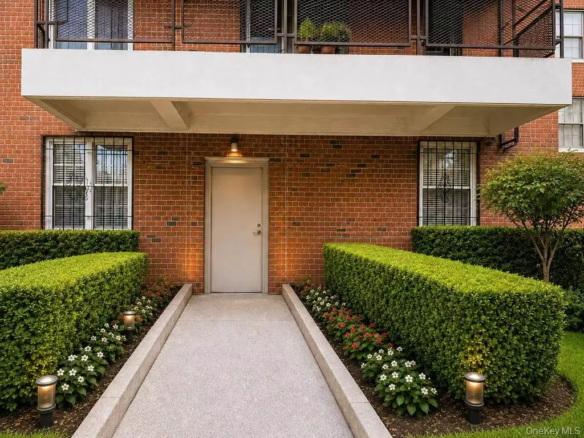 Street-level office entrance