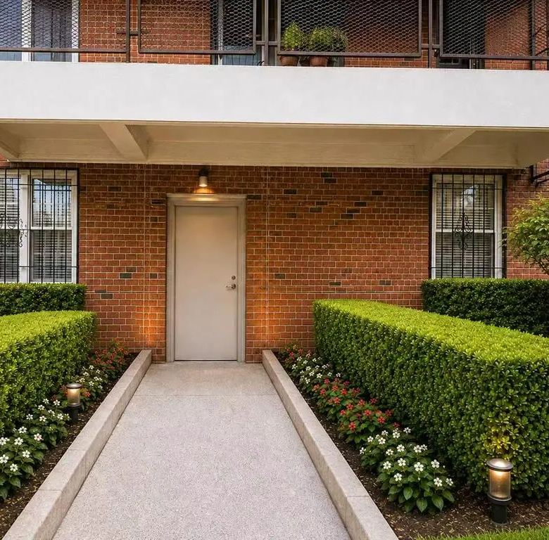 Street-level office entrance