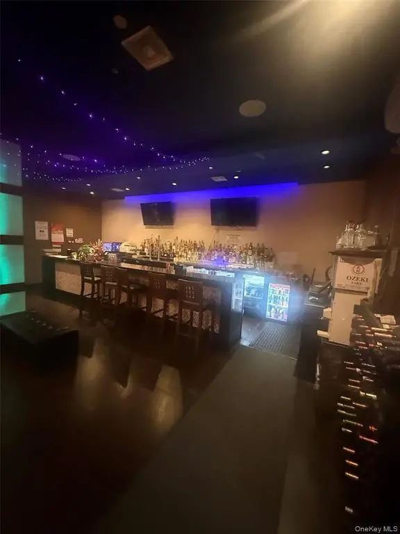 Restaurant counter and seating