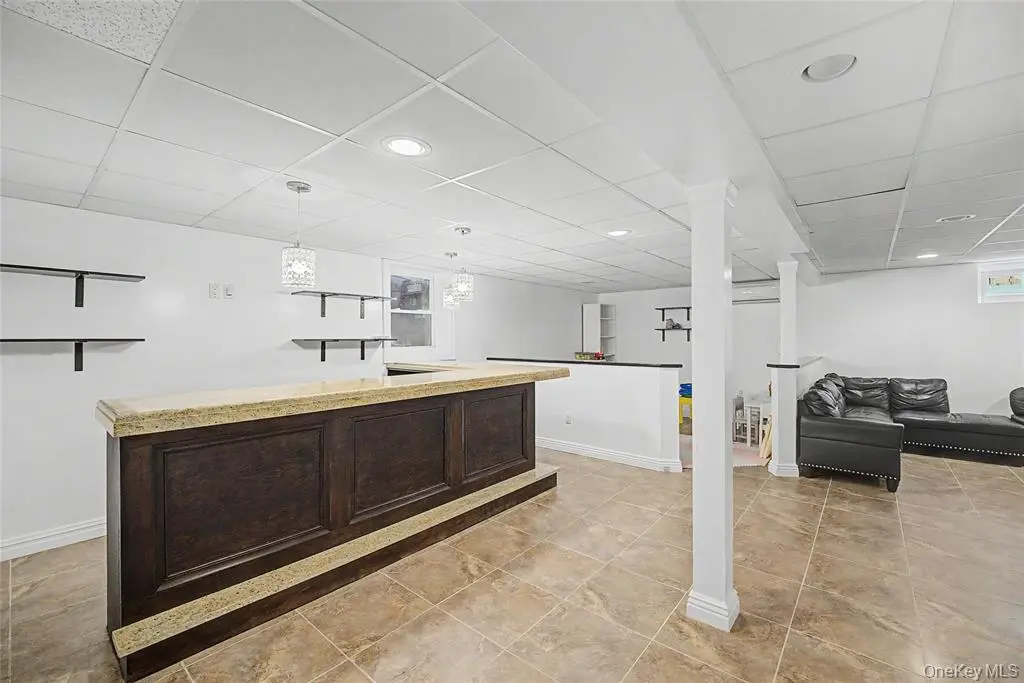 Interior counter and seating space