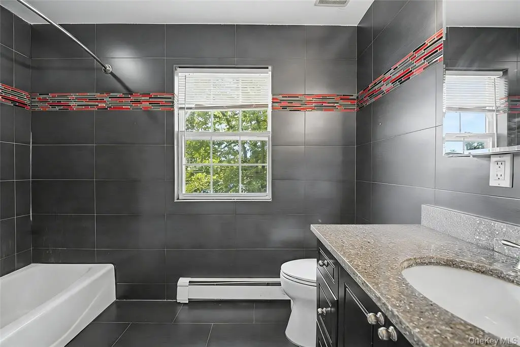Bathroom with tub