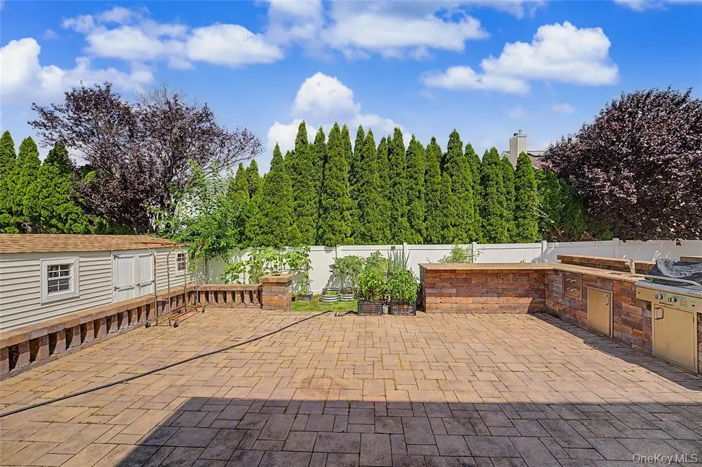 Rear patio
