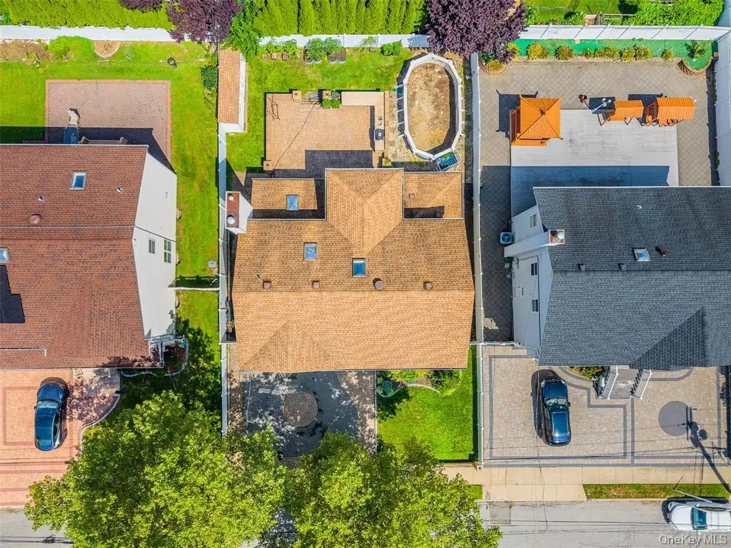 Overhead view of property