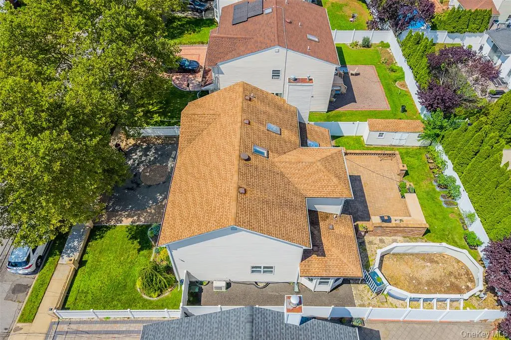 Aerial rear view
