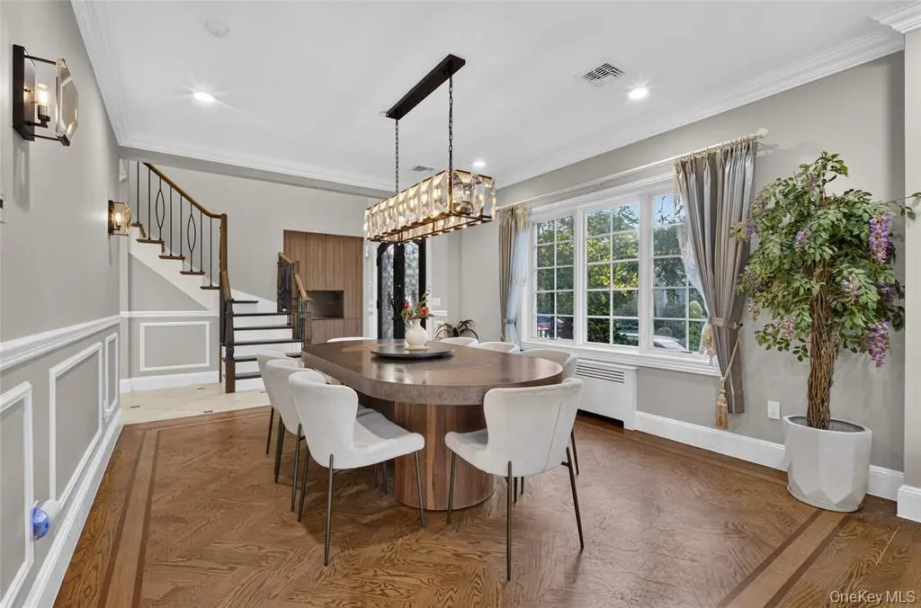Dining area and staircase