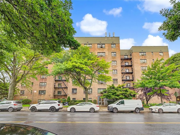 Cooperative apartment building exterior in Flushing