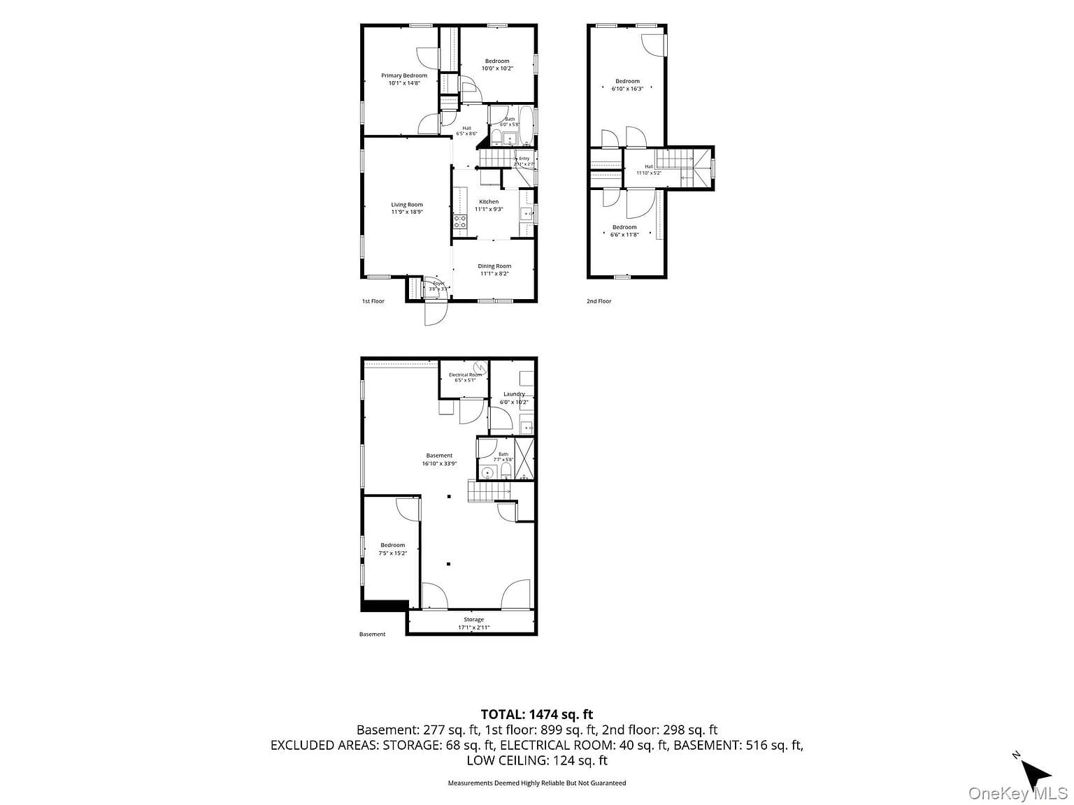 170-19 Pidgeon Meadow Rd|整体户型图 170-19 Pidgeon Meadow Rd一楼、二楼和地下室整体户型测量图,尺寸仅供参考。