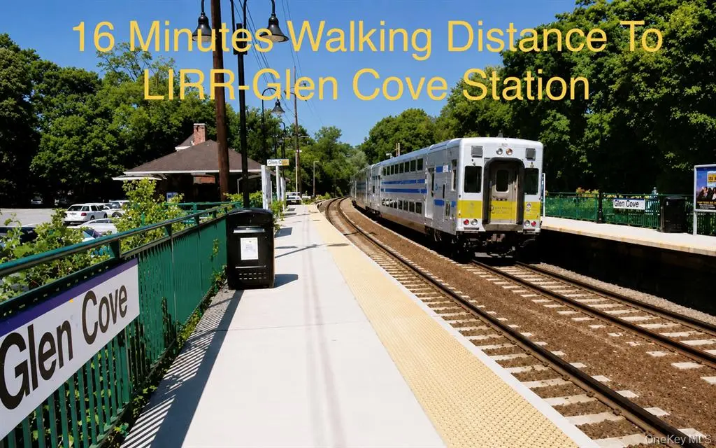 Glen Cove LIRR station near the property