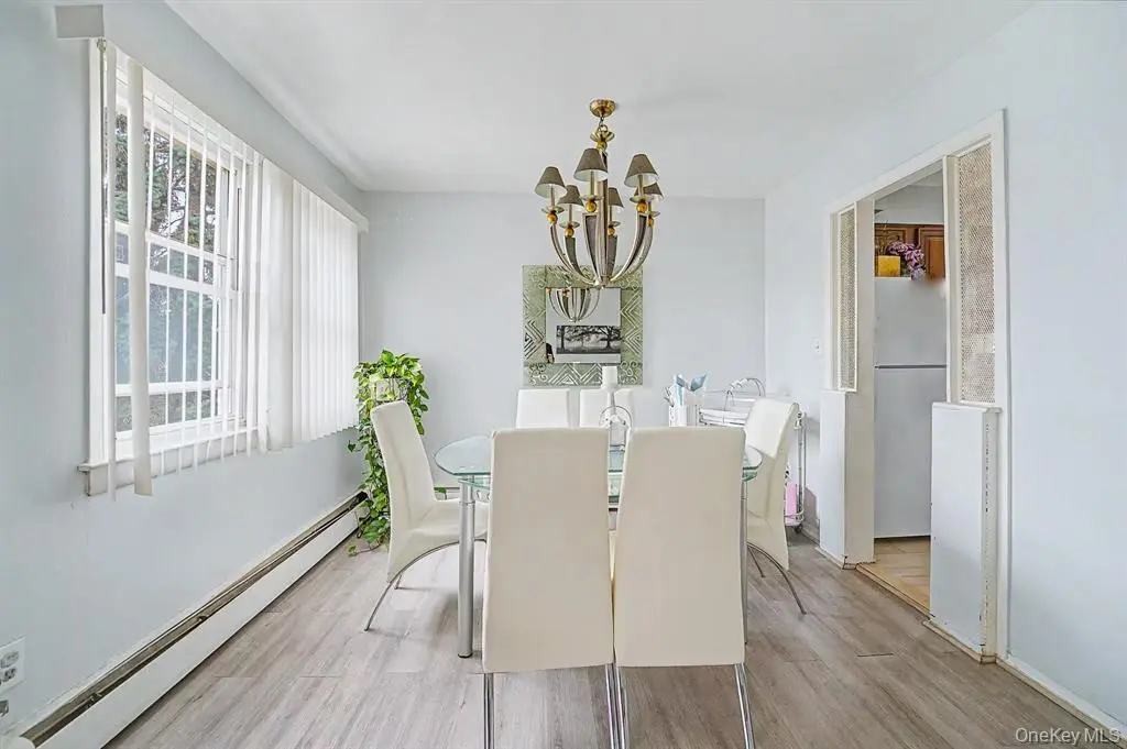 Dining room with balcony access