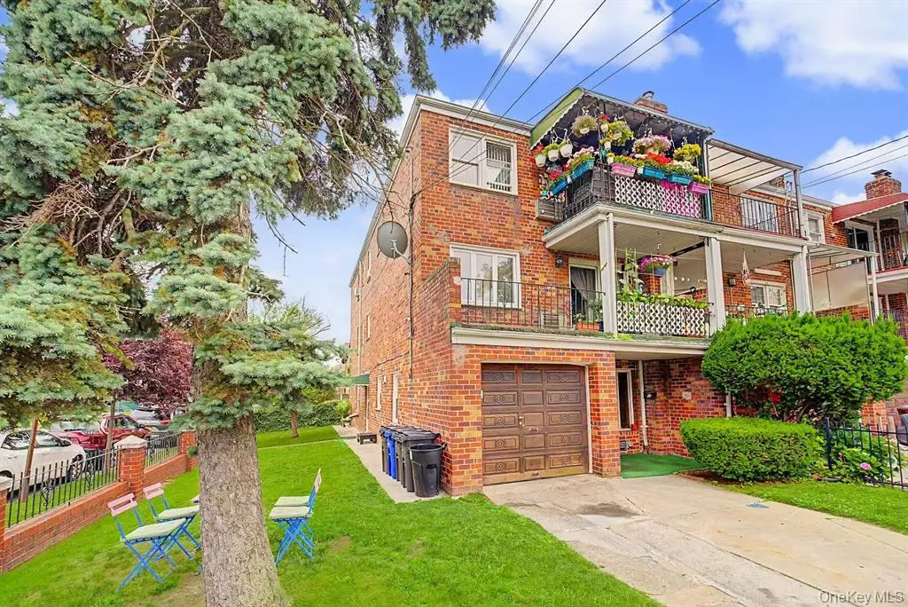 Brick home and landscaped corner lot