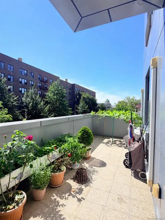 Large private terrace