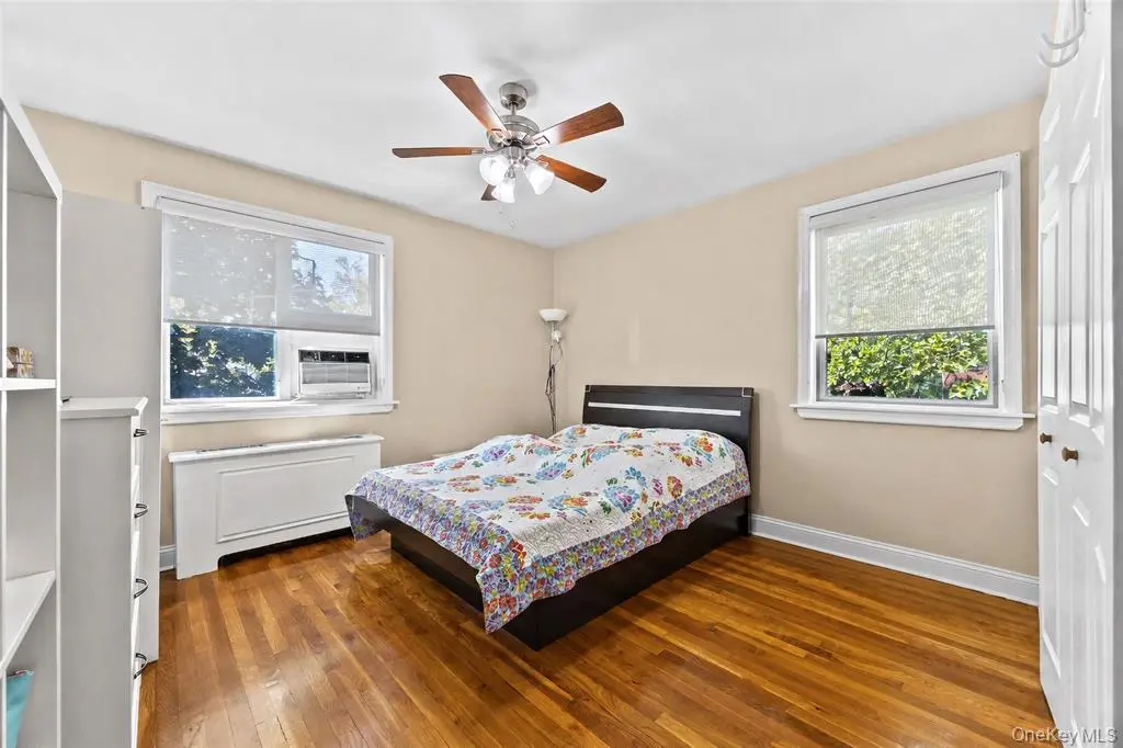 Bright corner bedroom