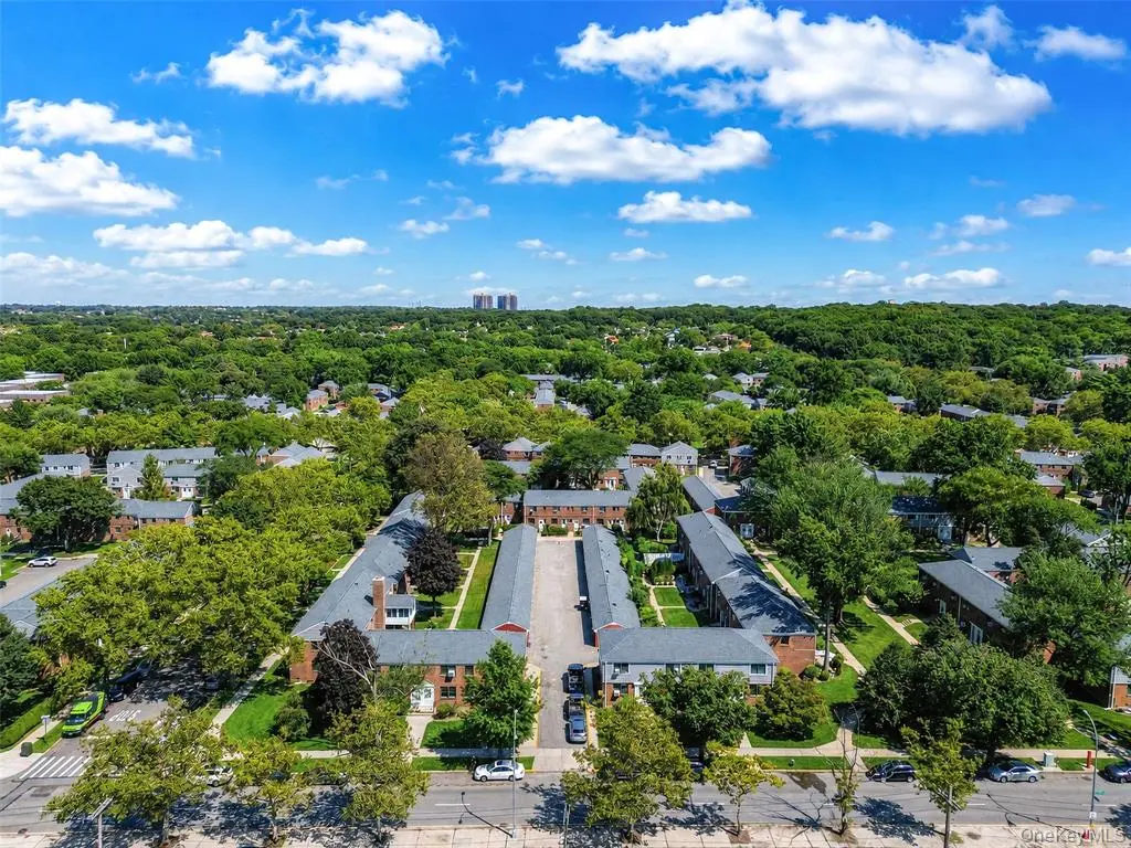 Aerial neighborhood view