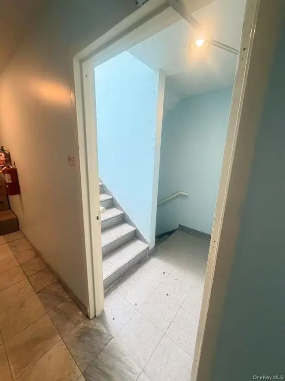 Interior building stairwell