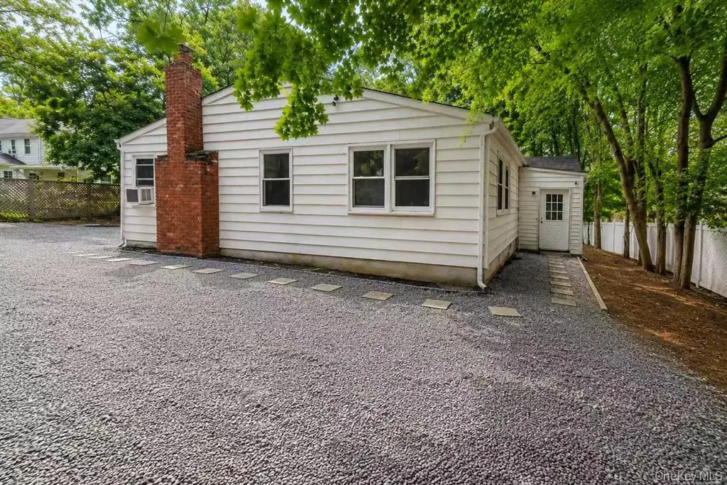 Side exterior and driveway