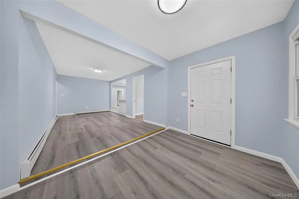 Entry hall with updated flooring