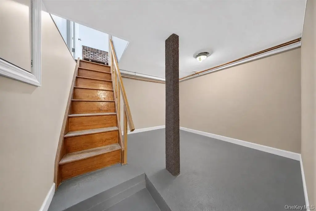 Finished basement staircase