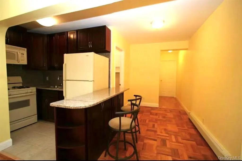First-floor kitchen and breakfast counter