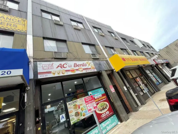 Queens restaurant storefront area